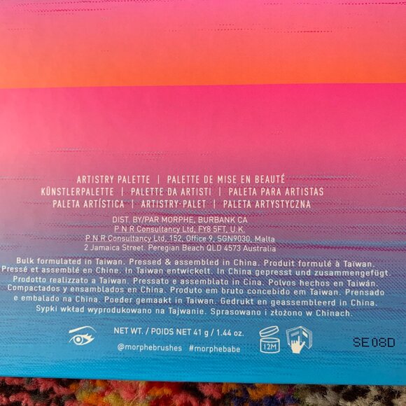 Morphe Pallet 35S Sweet Oasis - Picture 6 of 6